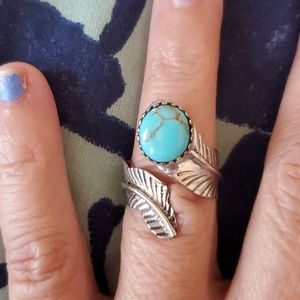 Sterling and turquoise ring